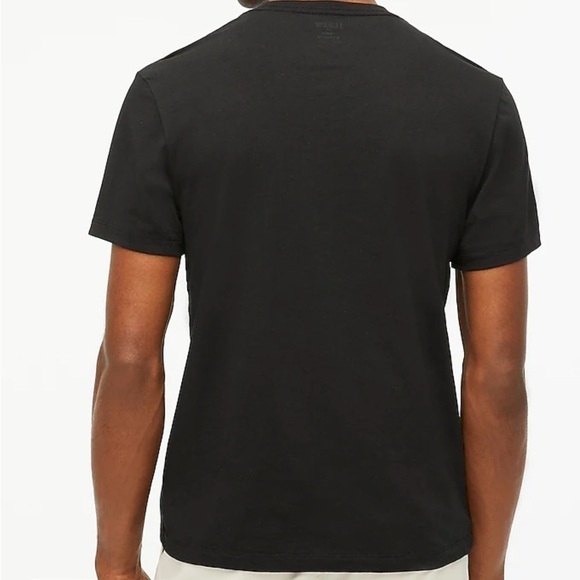 J Crew Factory Cotton washed jersey tee in Black size Large NWT 53362 - Picture 2 of 10